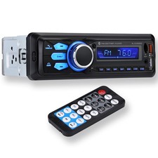Autoradio Auto 1 DIN Bluetooth 5.0 Funzione AUX Lettore MP3/USB/FM + Telecomando