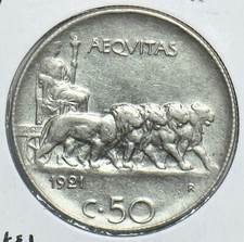 Italia 1921 50 Centesimi