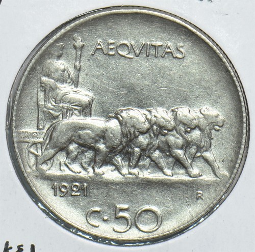 Italia 1921 centesimi - italia, 50