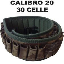 cartuccera calibro 20 cartucciera porta cartucce in cordura 30 celle caccia