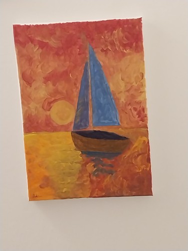 Tela dipinta mano - dipinta, a