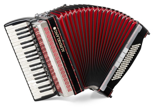 Fisarmonica professionale nera - fisarmonica,
