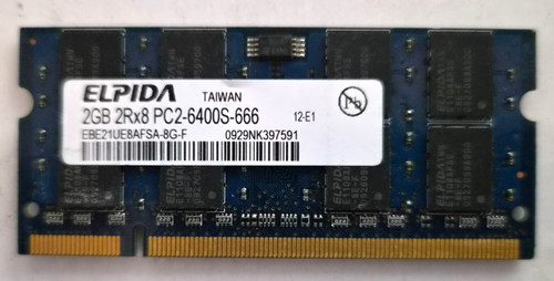 Ram memoria 2gb elpida - 2gb, ddr2