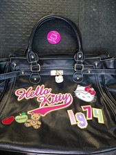 Borsa Sanrio Camomilla Milano Hello Kitty 74. Shoulder Black Bag