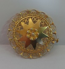 SPILLA  BOTTONE  IN FILIGRANA