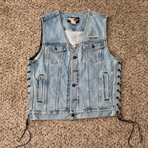 Gilet jeans donna denim - , harley