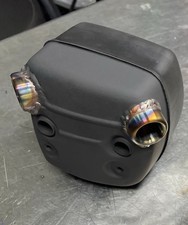 Silenziatore doppia porta inox