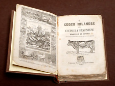 Z179_IL CUOCO MILANESE E LA CUCINIERA PIEMONTESE Manuale di cucina- Milano 1863