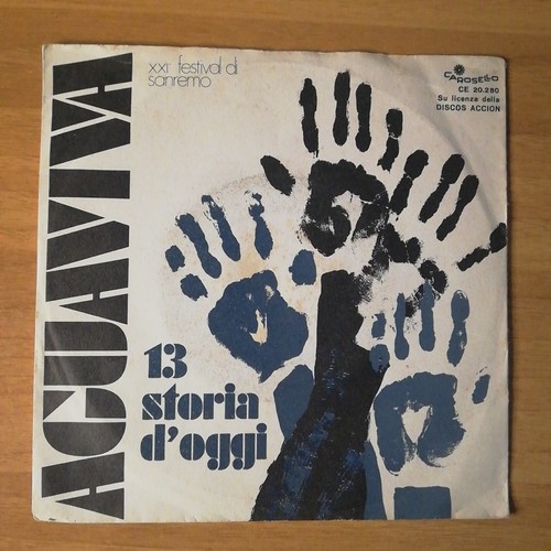 Aguaviva storia oggi 45 - 13, d'oggi.
