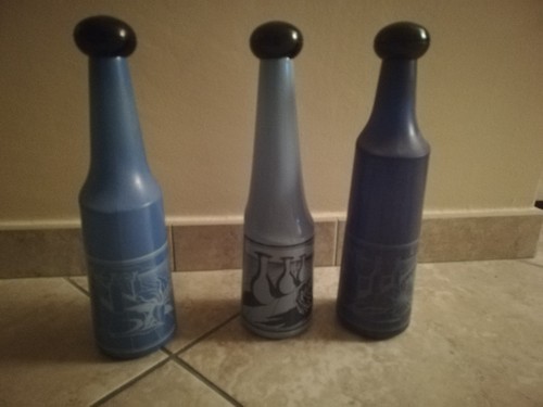 Trittico bottiglie vintage - bottiglie,