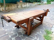 tavolo da falegname antico.