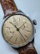 BRITIX Chronographe 17 Rubis Suisse - Orologio Vintage Uomo Funzionante