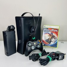 CONSOLE MICROSOFT XBOX 360 SLIM  + CONTROLLER + CAVI - USATO TESTATO + GIOCO