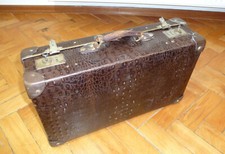 Vero Vulcano Fibra Valigia Del 1910 Valigia Da Viaggio In Vulcanfiber