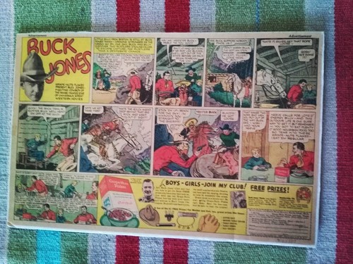 Buck jones pagina fumetto - buck,
