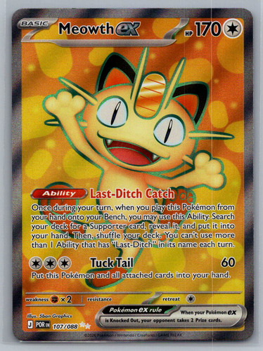 Meowth perfect order - ex,