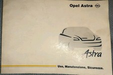 OPEL ASTRA G 1998 Libretto USO MANUTENZIONE sicurezza 