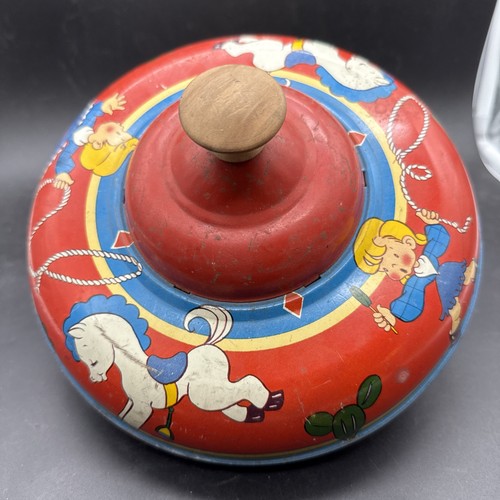 1950s ohio art spinning - spinning, tin
