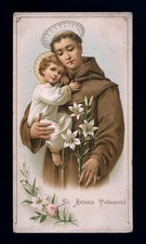 antico santino cromo-holy card