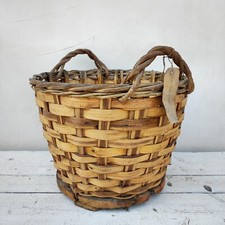 Cesta in vimini artigianale Vintage raccolta delle olive