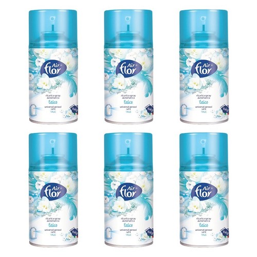 6pz air flor talco - 6pz,