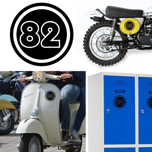 Numero v02 adesivo in - v02,,