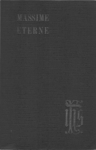 Massime eterne meditazioni di - eterne.,