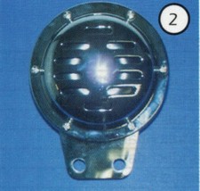 Clacson 6V/100mm Cromo -