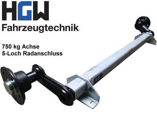 Asse 750 per rimorchio - asse,