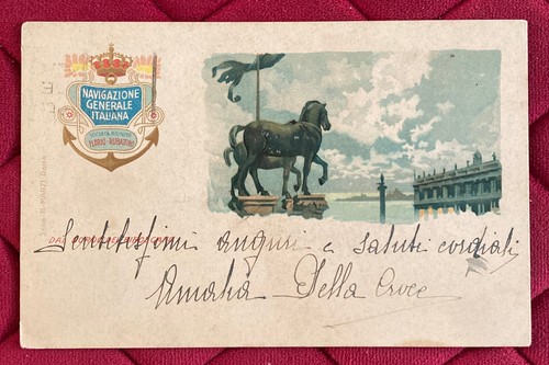 Cartolina navigazione generale - cartolina,