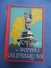 CALENDARIO DEL SANTUARIO E DELLE OPERE DI BENEFICENZA CRISTIANA DI POMPEI-1934