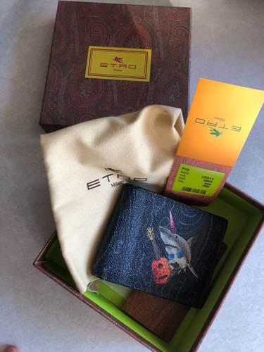 Portafoglio uomo etro paisley - uomo,