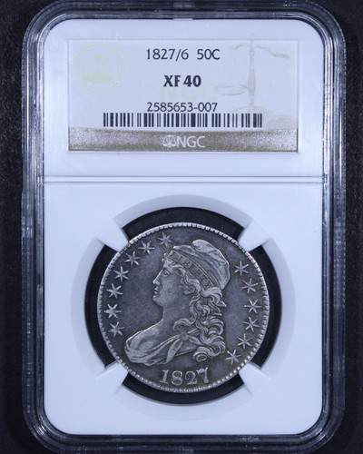 Mezzo dollaro 1827 busto - mezzo,
