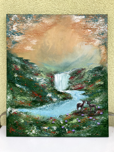 Quadro acrilico tela - quadro,