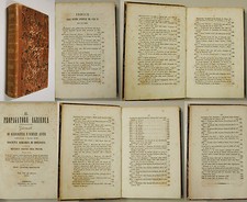 Bertoloni PROPAGATORE AGRICOLA 1857 volume VII Soc. Agraria Bologna