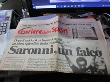 CORRIERE SPORT anno 66° n. 191 - 5/9/1982 "SARONNI, UN  FALCO" MONDIALE CICLISMO