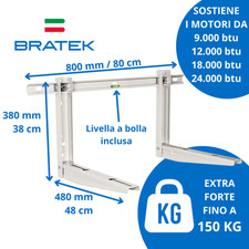 Staffe per Condizionatori Staffa per Climatizzatore Dimensioni 800x380x480 150kg
