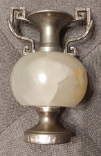 PICCOLO VASO DECORATIVO IN ONICE - ANFORA VINTAGE DA COLLEZIONE