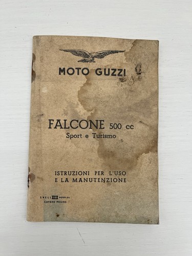 Moto guzzi falcone istruzioni - falcone,