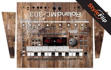 Roland MC-303 Groovebox | Legno 1 | Decalcomania protettiva | Pelli StyleFlip
