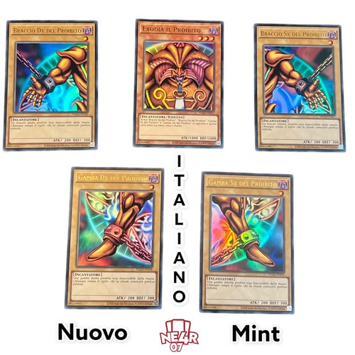 Set 5 carte pezzi - yu,