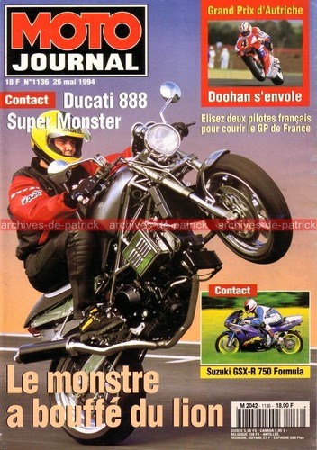 Moto journal 1136 essai road - essai,