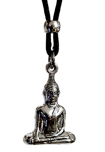 Collana con ciondolo buddha - collana,