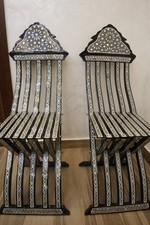 Coppia di sedie pieghevoli