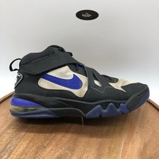 Nike Air Force Max CB 2 Hyperfuse Black Blue Charles Barkley Basketball Shoe 8.5