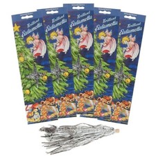 Lametta argento alluminio stanniol gelato brillante lucido decorazione Natale vintage