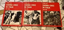 Storia della Guerra civile in Italia 1943-45-Giorgio Pisano-3 Volumi-FPE 1965