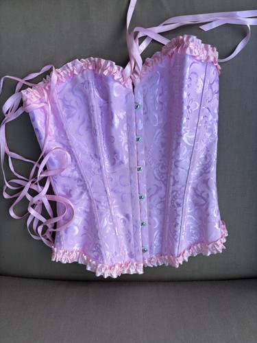 Corsetto rosa floreale