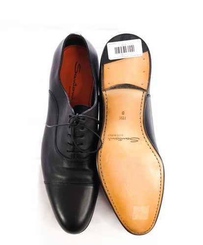 080 santoni black leather - $1,080,