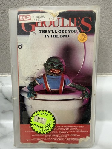 Ghoulies 1985 vestron video - vestron,
